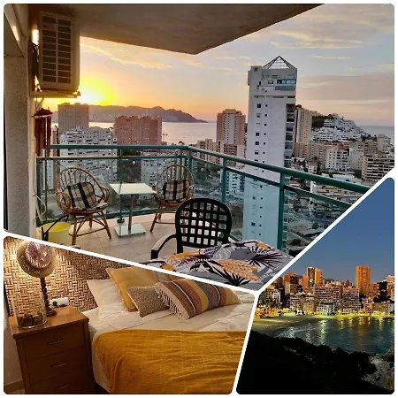 Traveler'S Beach Apartment With Sea View, Free Coffee & Parking Benidorm Exterior photo